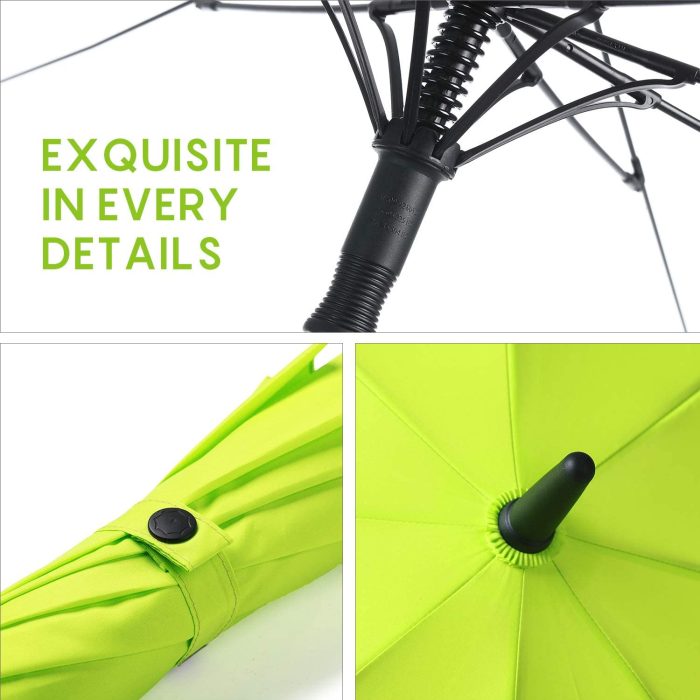 Custom umbrella Golf Umbrella Windproof Double Canopy UV Umbrella UPF 50+ A - Image 6