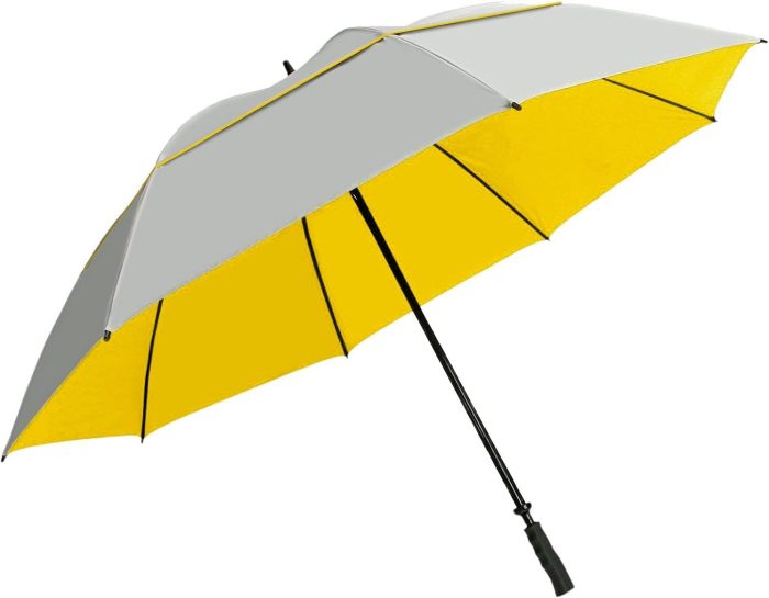 Custom umbrella 68 UV Protection Wind Cheater Vented Canopy Umbrella"