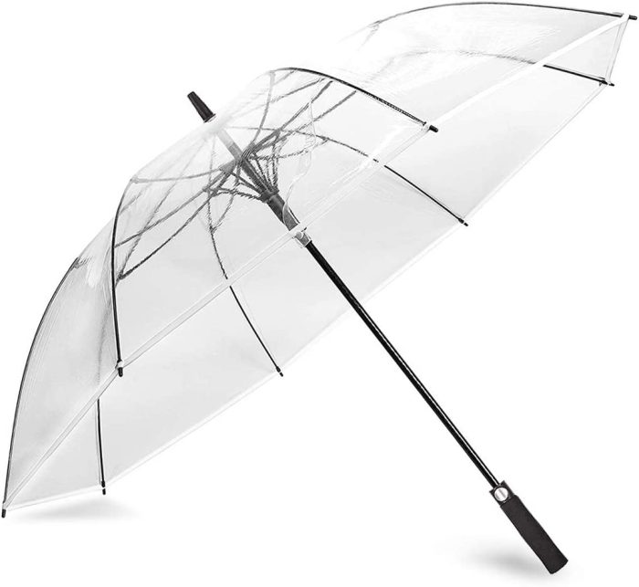 Custom Wedding Umbrellas Clear Golf Umbrella  Large Windproof Umbrella Automatic