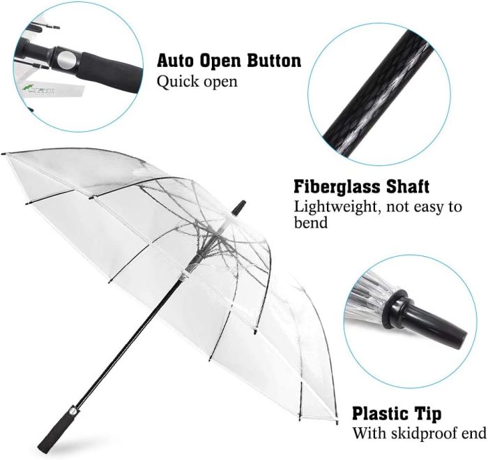 Custom Wedding Umbrellas Clear Golf Umbrella  Large Windproof Umbrella Automatic - Image 4