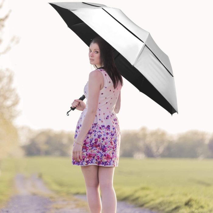 Custom umbrella 62 Inch Portable UV Protection Large Golf Umbrella Automati - Image 7