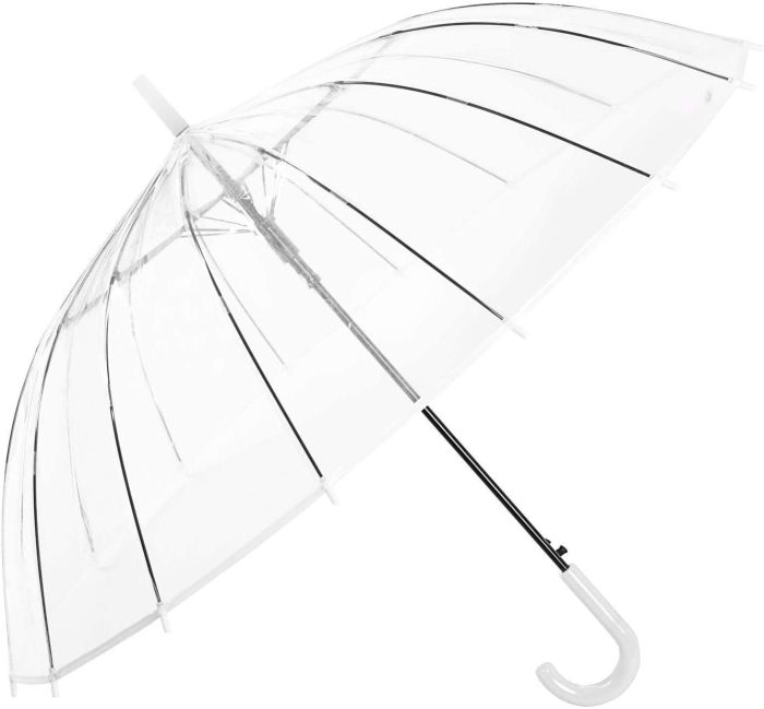 Custom Wedding Umbrellas Large Windproof Clear Bubble Travel Umbrella Automatic