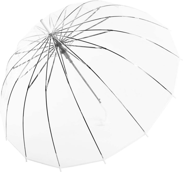 Custom Wedding Umbrellas Large Windproof Clear Bubble Travel Umbrella Automatic - Image 4