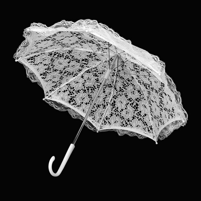 Custom Wedding Umbrellas Lace Umbrella  Wedding White Decoration Umbrella Vintag - Image 6