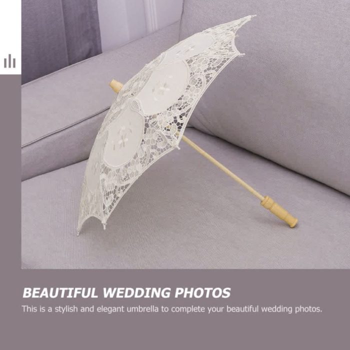 Custom Wedding Umbrellas Parasol Vintage Umbrella Mini Lace Umbrella Vintage Emb - Image 2