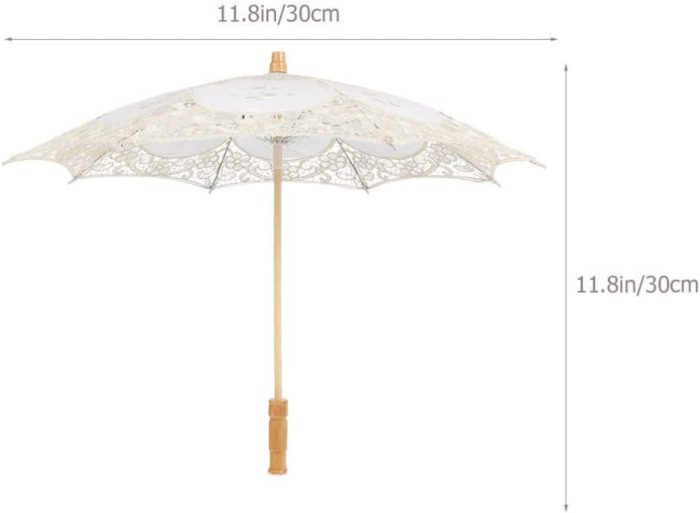 Custom Wedding Umbrellas Parasol Vintage Umbrella Mini Lace Umbrella Vintage Emb - Image 6