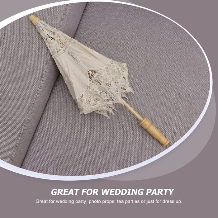 Custom Wedding Umbrellas Parasol Vintage Umbrella Mini Lace Umbrella Vintage Emb - Image 8