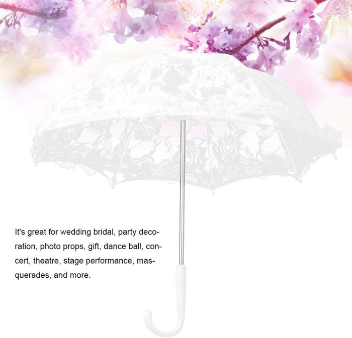 Custom Wedding Umbrellas Lace Wedding Umbrella  Embroidery Umbrella Bridal Party - Image 3