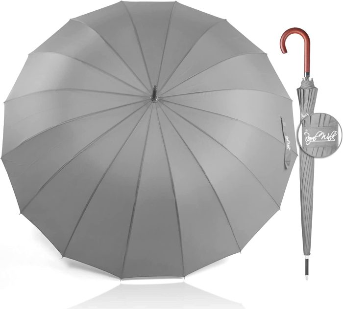 Custom umbrella Windproof Large Umbrella for Rain 54 Inch Automatic Open fo