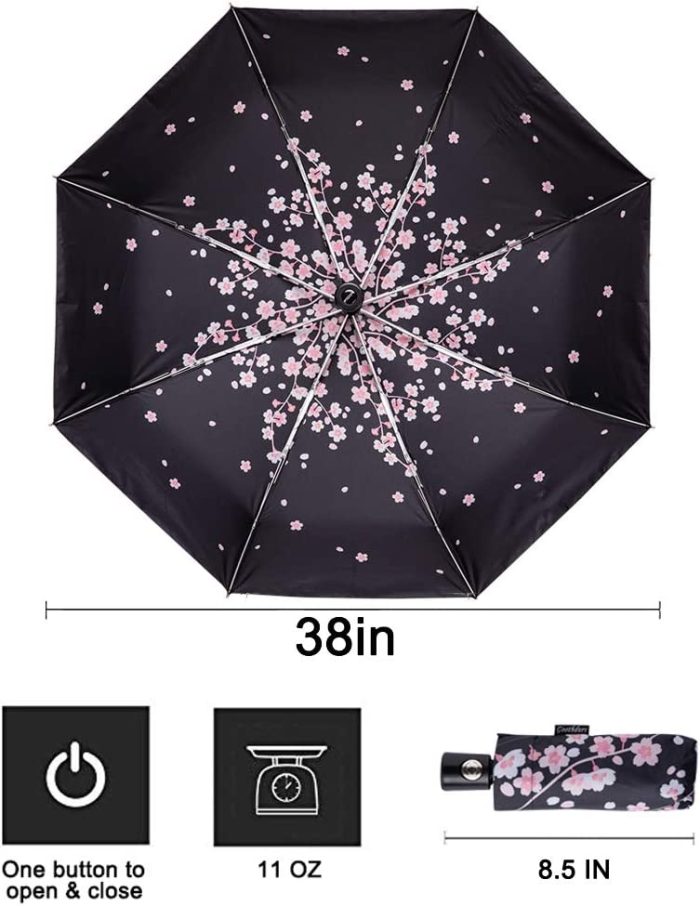 Custom umbrella Automatic Mini Travel Windproof Umbrella Compact Auto Open/ - Image 2