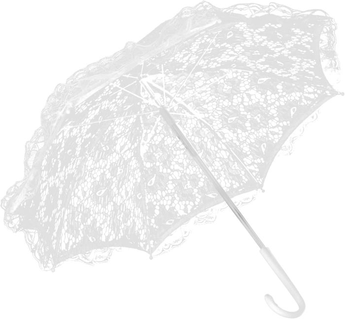 Custom Wedding Umbrellas Craft Flowers Lace Embroidery Umbrella Children's Stage - Image 7