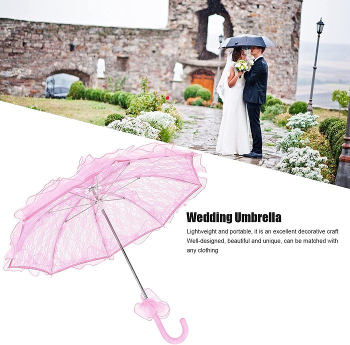 Custom Wedding Umbrellas Lace Umbrella Vintage Wedding Bridal Umbrella Photograp - Image 3