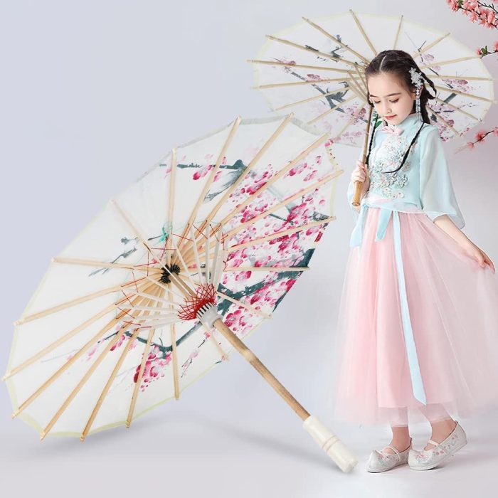 Custom Wedding Umbrellas Paper Umbrella Parasol  21.7in Chinese Paper Umbrella