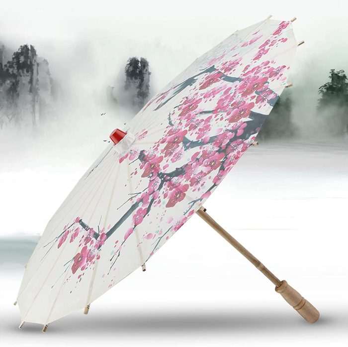 Custom Wedding Umbrellas Paper Umbrella Parasol  21.7in Chinese Paper Umbrella - Image 6