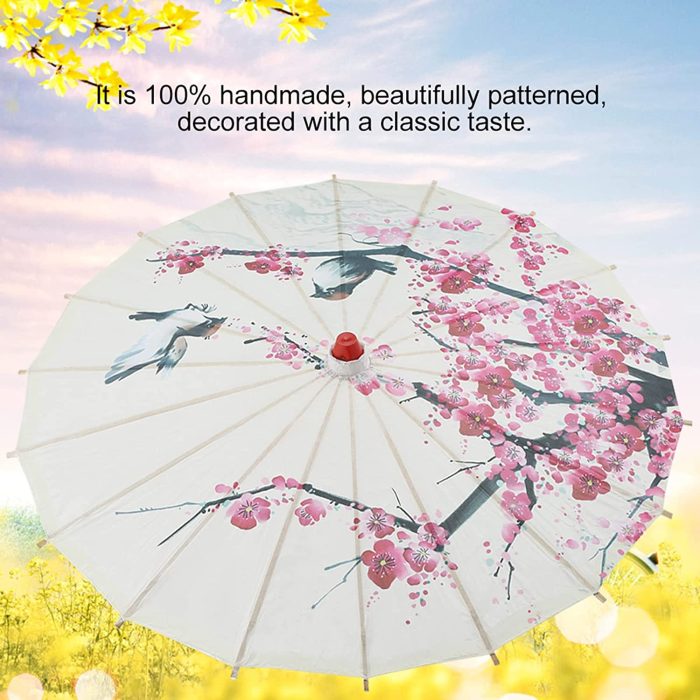 Custom Wedding Umbrellas Paper Umbrella Parasol  21.7in Chinese Paper Umbrella - Image 9