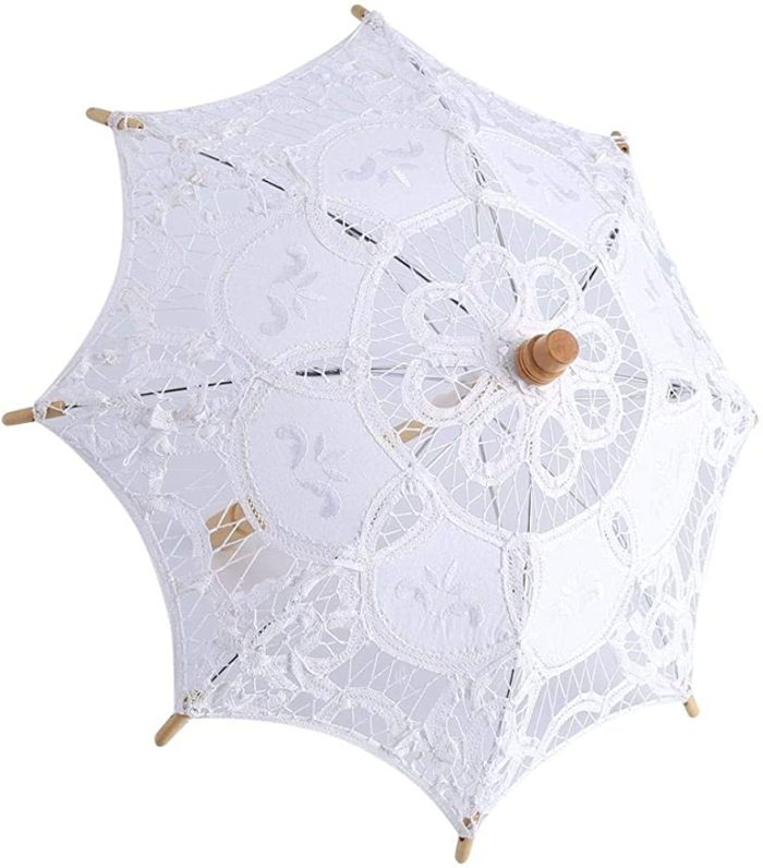 Custom Wedding Umbrellas Lace Umbrella Parasol Sun Lace Umbrella Women Wedding H