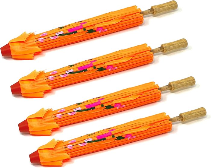 Custom Wedding Umbrellas PACK OF 4 Japanese Chinese Kids Size 22 Umbrella Paras" - Image 2