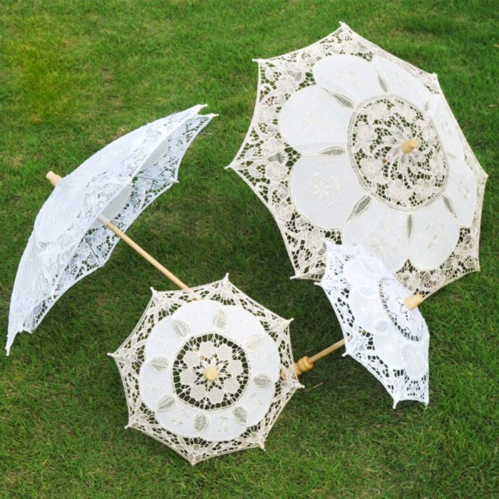 Custom Wedding Umbrellas Lace Umbrella Parasol Vintage Wedding Bridal Umbrella f - Image 5