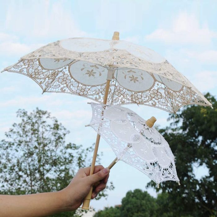 Custom Wedding Umbrellas Lace Umbrella Parasol Vintage Wedding Bridal Umbrella f - Image 7