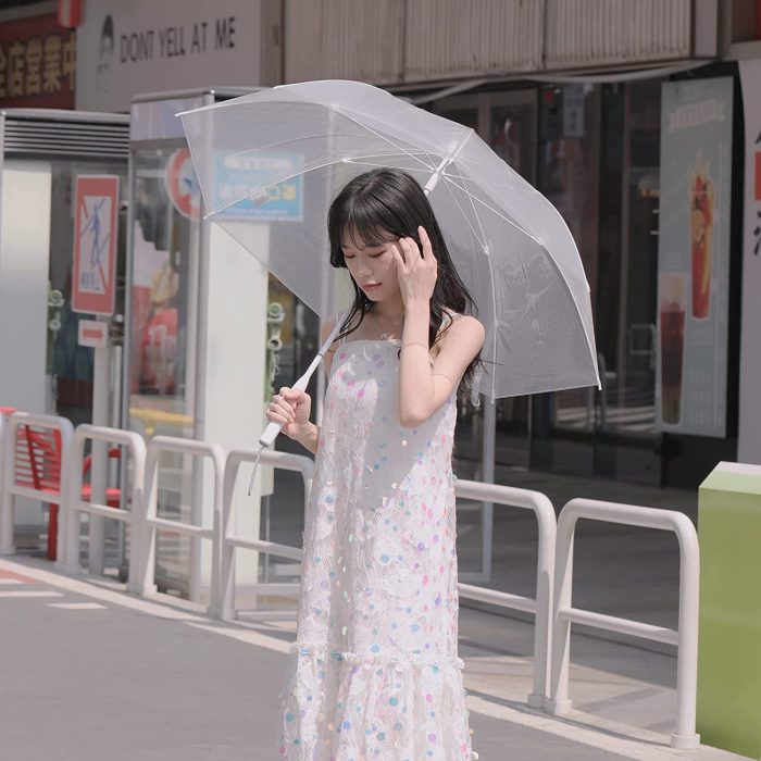 Custom Wedding Umbrellas Clear Umbrella Wedding for Rain Bubble Umbrella Dome Ra - Image 6