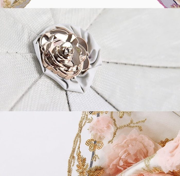 Custom Wedding Umbrellas Lace Parasol Decoration Bridal Shower Vintage Umbrellas - Image 5