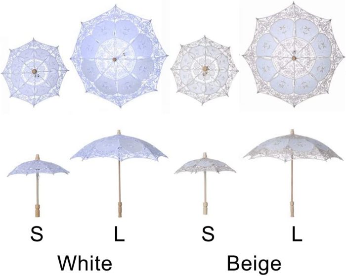 Custom Wedding Umbrellas Lace Umbrella Parasol Vintage Wedding Bridal Umbrella f - Image 2