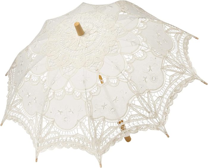 Custom Wedding Umbrellas Lace Umbrella Parasol Vintage Wedding Bridal Umbrella f