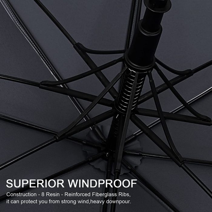 Custom umbrella Vented UV Golf/Beach Umbrella 68 Arc  Auto Open Oversize E" - Image 3