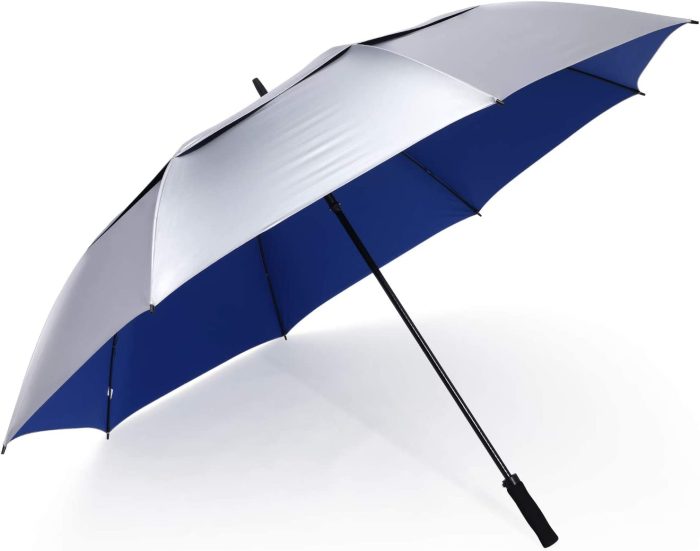 Custom umbrella 72 Inch Huge Golf Umbrella UV Protection Auto Open Windproo