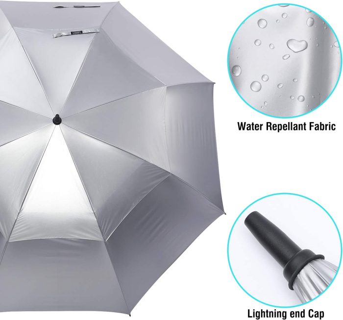 Custom umbrella 72 Inch Huge Golf Umbrella UV Protection Auto Open Windproo - Image 8