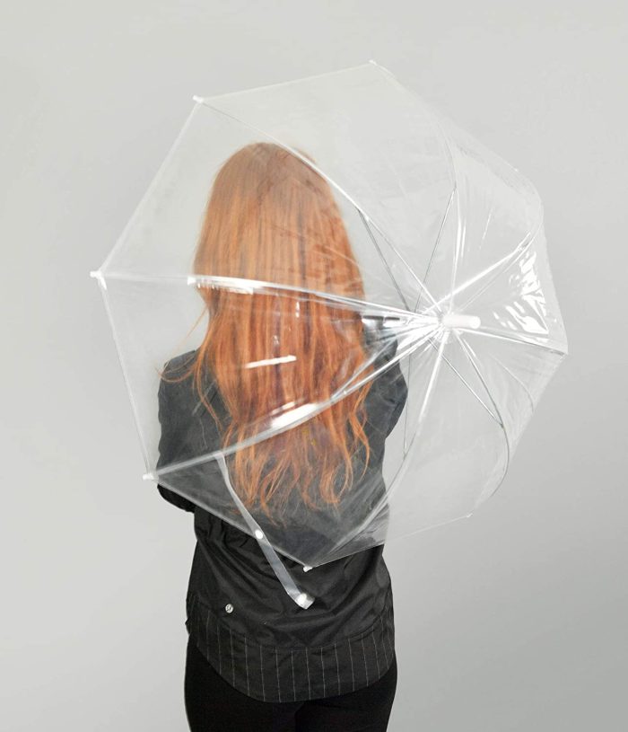 Custom Wedding Umbrellas Clear Bubble Umbrella. Set of 4 - Image 3