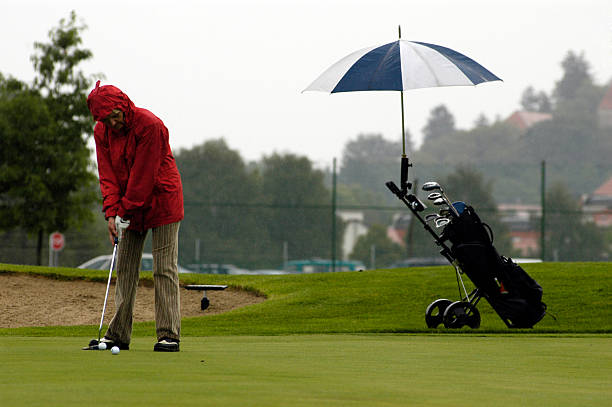 playing golf. ptuj, slovenia